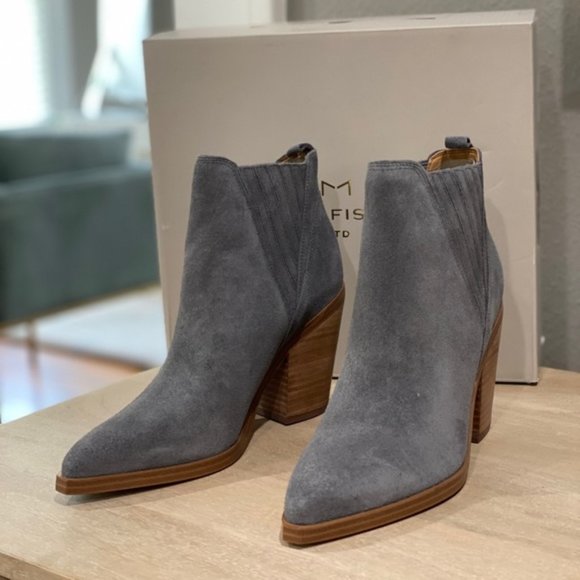 Marc Fisher Shoes - Marc Fisher Gadri Boho Suede Ankle Boots Size 6.5